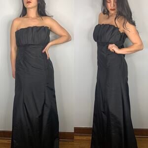 JJ’s House Black Strapless Gown